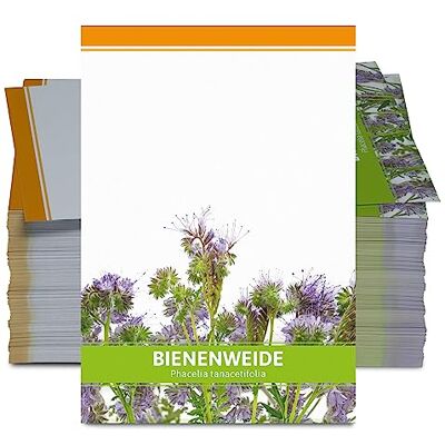 FLORTUS Freude an Vielfalt FLORTUS Bienenweide für Gastgeschenke (100 Stück) Phacelia Blumensamen für Bienen & Insekten als Dankeschön Geschenke & Werbegeschenke FLORTUS Freude an Vielfalt FLORTUS Bienenweide für Gastgeschenke (100 Stück) Phacelia Blumensamen für Bienen & Insekten als Dankeschön Geschenke & Werbegeschenke