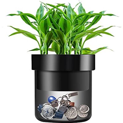 Younion Blumentopf-Umleitungssafe mit Schlüsselschloss, versteckter Safe Box, perfekt zum Verstecken der Wertsachen im falschen Boden des Blumentopfs Younion Blumentopf-Umleitungssafe mit Schlüsselschloss, versteckter Safe Box, perfekt zum Verstecken der Wertsachen im falschen Boden des Blumentopfs