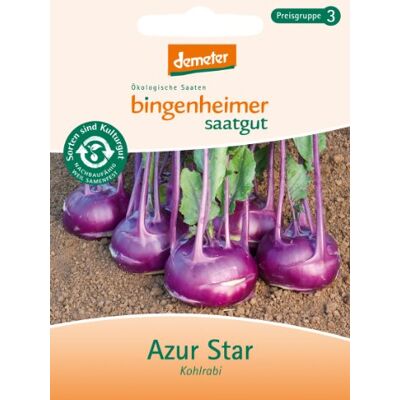 Bingenheimer Saatgut Kohlrabi Blau Azur Star Gemüse Saatgut / Samen Bingenheimer Saatgut Kohlrabi Blau Azur Star Gemüse Saatgut / Samen