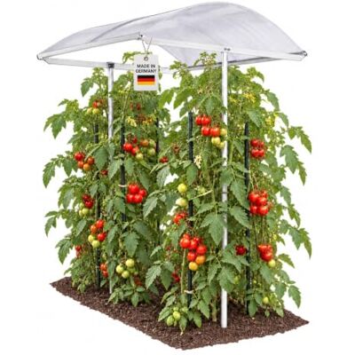 BECKMANN Schutzdach für Pflanzen 100x112 Tomatendach Regenschutz hagelfest höhenverstellbar 80-180 cm I Regenschutz Pflanzen I Hochbeet Dach I Regenschutz Tomaten I Beet Überdachung I Hagelschutz BECKMANN Schutzdach für Pflanzen 100x112 Tomatendach Regenschutz hagelfest höhenverstellbar 80-180 cm I Regenschutz Pflanzen I Hochbeet Dach I Regenschutz Tomaten I Beet Überdachung I Hagelschutz