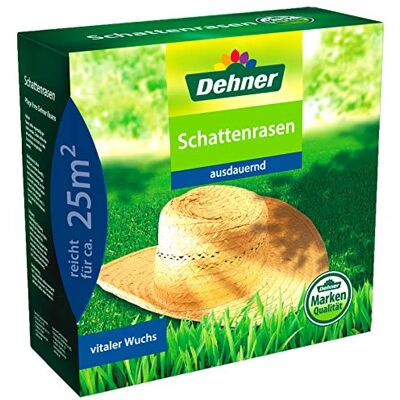 Dehner Rasen-Saatgut, Schattenrasen, 0.62 kg, für ca. 25 qm, Grün Dehner Rasen-Saatgut, Schattenrasen, 0.62 kg, für ca. 25 qm, Grün