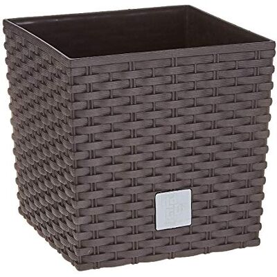 Prosperplast 7 -Liter -Zeit -Topf mit Eimer zum Pflanzen in dunkler Ocker 20 x 20 x 20,2 cm. Prosperplast 7 -Liter -Zeit -Topf mit Eimer zum Pflanzen in dunkler Ocker 20 x 20 x 20,2 cm.