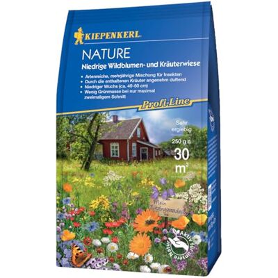 Kiepenkerl Profi-Line Nature Niedrige Wildblumen- und Kräuterwiese - 30m² Kiepenkerl Profi-Line Nature Niedrige Wildblumen- und Kräuterwiese - 30m²