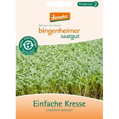 Bingenheimer Saatgut Einfache Kresse Kräuter Saatgut / Samen Bingenheimer Saatgut Einfache Kresse Kräuter Saatgut / Samen