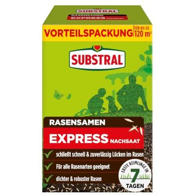 Substral Rasensamen Express Nachsaat 2,4kg 120m² schnelle Rasenreparatur Substral Rasensamen Express Nachsaat 2,4kg 120m² schnelle Rasenreparatur