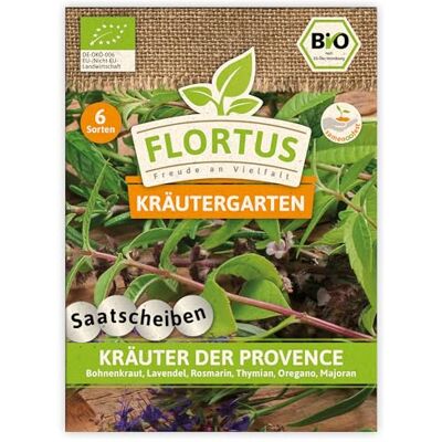 FLORTUS Freude an Vielfalt FLORTUS Kräuter der Provence BIO Saatscheiben 6 Sorten BIO Kräutersamen Saatscheiben Kräutermischung Samen BIO Kräutersamen für Bohnenkraut, Lavendel, Rosmarin, Thymian, Oregano, Majoran FLORTUS Freude an Vielfalt FLORTUS Kräuter der Provence BIO Saatscheiben 6 Sorten BIO Kräutersamen Saatscheiben Kräutermischung Samen BIO Kräutersamen für Bohnenkraut, Lavendel, Rosmarin, Thymian, Oregano, Majoran