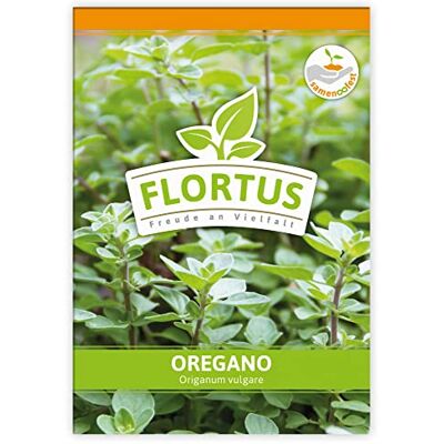 FLORTUS Freude an Vielfalt FLORTUS Oregano Kräutersamen Oreganosamen Samen zur Anzucht für Garten, Balkon, Küche & Fensterbank FLORTUS Freude an Vielfalt FLORTUS Oregano Kräutersamen Oreganosamen Samen zur Anzucht für Garten, Balkon, Küche & Fensterbank