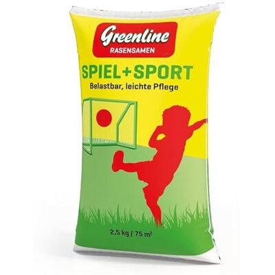 Ratioparts Greenline Rasensamen Spiel und Sport 2,5 kg, grün Ratioparts Greenline Rasensamen Spiel und Sport 2,5 kg, grün
