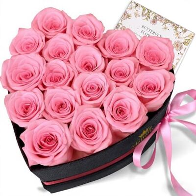 sopalmy Infinity Rosen, Konservierte Rose, Geschenke für Frauen, Geschenke für Frauen zum Valentinstag, Muttertag, Weihnachten, Geburtstag, Hochzeitstag (17, Rosa) sopalmy Infinity Rosen, Konservierte Rose, Geschenke für Frauen, Geschenke für Frauen zum Valentinstag, Muttertag, Weihnachten, Geburtstag, Hochzeitstag (17, Rosa)