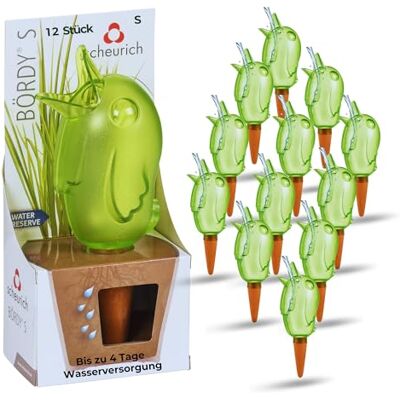 Scheurich Wasserspender S Bördy 12 x Grün 90ml Füllmenge Bewässerungskugel klein mit Ton Fuß Wasserspender Pflanzen und Blumen Terrakotta Stiel Scheurich Wasserspender S Bördy 12 x Grün 90ml Füllmenge Bewässerungskugel klein mit Ton Fuß Wasserspender Pflanzen und Blumen Terrakotta Stiel