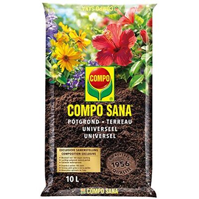 Compo Sana Sana 10 l Potgrond – Universal – 100 dagen werking Compo Sana Sana 10 l Potgrond – Universal – 100 dagen werking