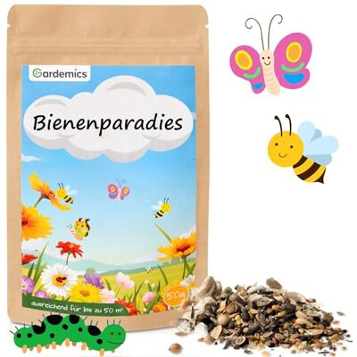 Gardemics Blumensamen Bienen 50 m², ein- & mehrjährige Bienenweide Samen Blumenmischung für heimische Bienen und Wildbienen. Ideal als Blumenwiese, Wildblumensamen oder kleines Gastgeschenk. Gardemics Blumensamen Bienen 50 m², ein- & mehrjährige Bienenweide Samen Blumenmischung für heimische Bienen und Wildbienen. Ideal als Blumenwiese, Wildblumensamen oder kleines Gastgeschenk.