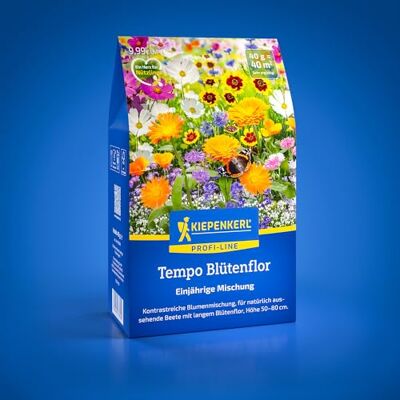 Kiepenkerl Blumensamen-Mischung Tempo Blütenflor 1078300, Blumensaat Kontrastreiche Blumenmischung mit langer Blütezeit, Blumenwiese Kiepenkerl Blumensamen-Mischung Tempo Blütenflor 1078300, Blumensaat Kontrastreiche Blumenmischung mit langer Blütezeit, Blumenwiese