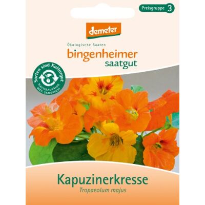 Bingenheimer Saatgut Kapuzinerkresse Blumen Saatgut / Samen Bingenheimer Saatgut Kapuzinerkresse Blumen Saatgut / Samen