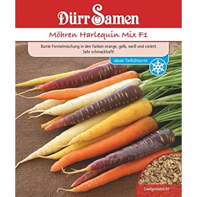 Dürr-Samen Bunte Möhren Samen Karotten Harlequin Mix F1 Gemüsesamen ca 500 Korn Garten Hochbeet Saatgut Gemüse Möhrensamen Karottensamen Möhre Dürr Samen Dürr-Samen Bunte Möhren Samen Karotten Harlequin Mix F1 Gemüsesamen ca 500 Korn Garten Hochbeet Saatgut Gemüse Möhrensamen Karottensamen Möhre Dürr Samen