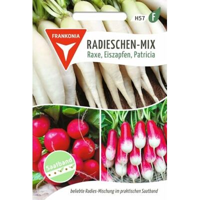 Frankonia ® Radies-Mix, Saatband Gemüse-Samen Radieschen-Samen Saatgut Samen (Raphanus sativus) Frankonia ® Radies-Mix, Saatband Gemüse-Samen Radieschen-Samen Saatgut Samen (Raphanus sativus)