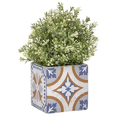 Esschert Design AC176 Beton Portugiesische Fliesen Blumentopf Esschert Design AC176 Beton Portugiesische Fliesen Blumentopf