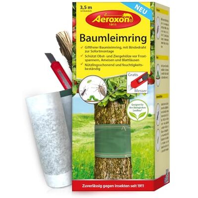 Aeroxon Baumleimring 1 Stück 3.5 Meter inklusive Bindedraht und Gratis Teppichmesser Aeroxon Baumleimring 1 Stück 3.5 Meter inklusive Bindedraht und Gratis Teppichmesser