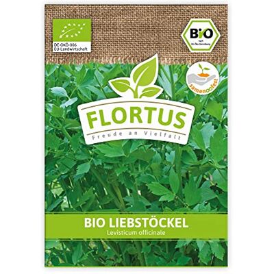 FLORTUS Freude an Vielfalt FLORTUS BIO Liebstöckel Kräutersamen Liebstöckelsamen Samen zur Anzucht für Garten, Balkon, Küche & Fensterbank FLORTUS Freude an Vielfalt FLORTUS BIO Liebstöckel Kräutersamen Liebstöckelsamen Samen zur Anzucht für Garten, Balkon, Küche & Fensterbank