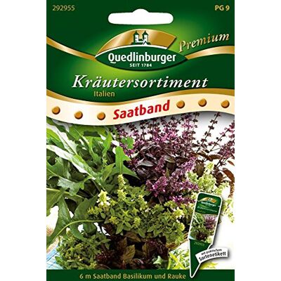 Quedlinburger 292955 Kräutersortiment Italien (Saatband) (Kräutersamen) Quedlinburger 292955 Kräutersortiment Italien (Saatband) (Kräutersamen)