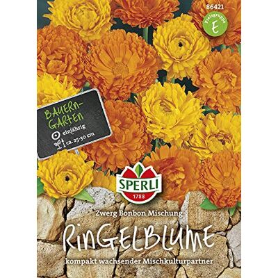 Sperli 86421 Ringelblume Zwerg Bonbon, Mischung (Ringelblumensamen) Sperli 86421 Ringelblume Zwerg Bonbon, Mischung (Ringelblumensamen)