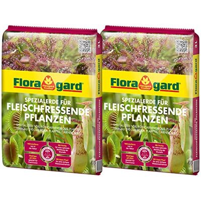 Floragard Spezialerde für fleischfressende Pflanzen 2x3L Carnivorenerde Floragard Spezialerde für fleischfressende Pflanzen 2x3L Carnivorenerde