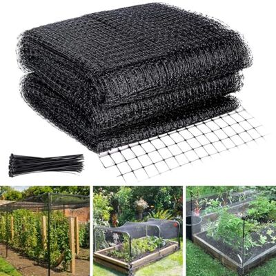 WEXFFU Vogelnetze Vogelschutznetz, 2.1 X 30m Schutznetz Garten Gemüsenetz Mit 50 Stück Kabelbinder, Netz für Obstbäume Schützen Pflanzen Gemüse Obst Blumen Teichen WEXFFU Vogelnetze Vogelschutznetz, 2.1 X 30m Schutznetz Garten Gemüsenetz Mit 50 Stück Kabelbinder, Netz für Obstbäume Schützen Pflanzen Gemüse Obst Blumen Teichen