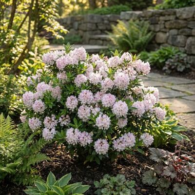 Bloomique Rhododendron Bloombux Pink Zwerg Rhododendron Gartenpflanzen Winterhart Immergrün Höhe 30-40 cm Topf 17 cm Bloomique Rhododendron Bloombux Pink Zwerg Rhododendron Gartenpflanzen Winterhart Immergrün Höhe 30-40 cm Topf 17 cm