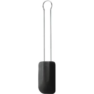 RÖSLE Teigschaber, Hochwertiger Teigspachtel als Back- und Kochhelfer, strapazierfähiges Silikon, schwarz, 26 x 4,5 x 1,0 cm, Edelstahl 18/10, -30°C bis +200°C, Spülmaschinengeeignet RÖSLE Teigschaber, Hochwertiger Teigspachtel als Back- und Kochhelfer, strapazierfähiges Silikon, schwarz, 26 x 4,5 x 1,0 cm, Edelstahl 18/10, -30°C bis +200°C, Spülmaschinengeeignet