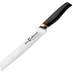 BRA Efficient Brotmesser, Edelstahl, Grau, 3x5x34 cm BRA Efficient Brotmesser, Edelstahl, Grau, 3x5x34 cm