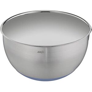 Emsa Prep&Bake Rührschüssel aus Edelstahl 22 cm, Rutschfester Boden in Blau, Kratzfest, Edelstahl Schüssel mit Ausgießrand, Stapelbar, K3272234 Emsa Prep&Bake Rührschüssel aus Edelstahl 22 cm, Rutschfester Boden in Blau, Kratzfest, Edelstahl Schüssel mit Ausgießrand, Stapelbar, K3272234