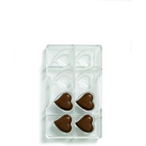 Decora , 0050076 Herzförmige Schokoladenform aus Polycarbonat, 8 Kavitäten 39,7 x 39,2 mm, Ideal für glänzende und knusprige Schokolade, mit patentiertem ergonomischem Griff, Made in Italy. Decora , 0050076 Herzförmige Schokoladenform aus Polycarbonat, 8 Kavitäten 39,7 x 39,2 mm, Ideal für glänzende und knusprige Schokolade, mit patentiertem ergonomischem Griff, Made in Italy.