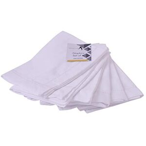Penguin Home Das Set enthält: 6 x hochwertige Baumwollservietten (45 x 45 cm), hergestellt aus feinstem, 100% reinem Baumwollstoff in Leinenoptik für überragende Weichheit, Festigkeit und Haltbarkeit Penguin Home Das Set enthält: 6 x hochwertige Baumwollservietten (45 x 45 cm), hergestellt aus feinstem, 100% reinem Baumwollstoff in Leinenoptik für überragende Weichheit, Festigkeit und Haltbarkeit