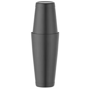 HENDI Cocktail Shaker, BarUp, Tin-on-Tin Boston-Cocktailshaker, matte Ausführung, Cocktailmixer mit 2 gewichteten Bechern: 0,6L & 0,8L, Edelstahl, schwarz HENDI Cocktail Shaker, BarUp, Tin-on-Tin Boston-Cocktailshaker, matte Ausführung, Cocktailmixer mit 2 gewichteten Bechern: 0,6L & 0,8L, Edelstahl, schwarz