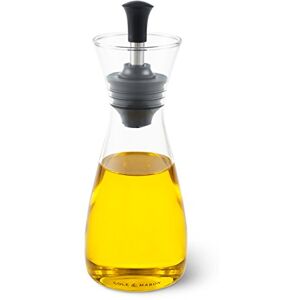 Cole & Mason H103019 Sawston Essig und Ölflasche mit ausgießer, 350ml, Olivenöl, Glasflasche für Küche und BBQ, Glas, 1x Ölflasche/Essigflasche Cole & Mason H103019 Sawston Essig und Ölflasche mit ausgießer, 350ml, Olivenöl, Glasflasche für Küche und BBQ, Glas, 1x Ölflasche/Essigflasche