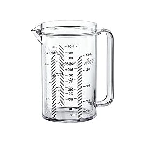 Guzzini Kitchen Active Design, Maßkrug Transparent, 13 x 17 x h19 cm 1000 cc 01320100 Guzzini Kitchen Active Design, Maßkrug Transparent, 13 x 17 x h19 cm 1000 cc 01320100