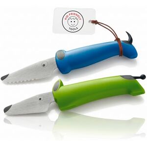 Kuhn Rikon - Kinderkitchen Messerset Grün / Blau 2 Stück - Messerset Kuhn Rikon - Kinderkitchen Messerset Grün / Blau 2 Stück - Messerset