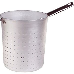 Baldassare Agnelli Pentole Agnelli Nudelsieb/scaldapasta Zylindrische aus Aluminium mit Griff aus Edelstahl, Silber 14 cm Silber/schwarz Baldassare Agnelli Pentole Agnelli Nudelsieb/scaldapasta Zylindrische aus Aluminium mit Griff aus Edelstahl, Silber 14 cm Silber/schwarz