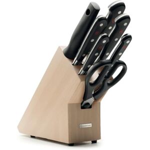 WÜSTHOF Classic Messerblock mit 7 Artikeln, Helle Buche WÜSTHOF Classic Messerblock mit 7 Artikeln, Helle Buche