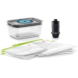 Bosch Vakuum-Set MSZV6FS1, Zubehör für Stabmixer ErgoMixx (MS6), Set aus Pumpe, je 3 Vakuum-Beutel (1,2/3,8l), Vakuum -Frischhaltedose (1,0l) Kunststoff, BPA-frei, spülmaschinenfest Bosch Vakuum-Set MSZV6FS1, Zubehör für Stabmixer ErgoMixx (MS6), Set aus Pumpe, je 3 Vakuum-Beutel (1,2/3,8l), Vakuum -Frischhaltedose (1,0l) Kunststoff, BPA-frei, spülmaschinenfest