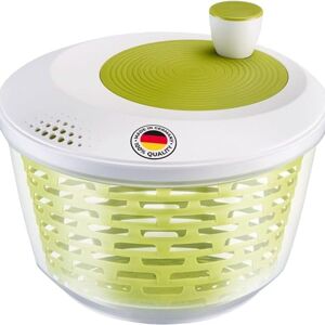 Westmark Salatschleuder, Fassungsvermögen: 4,4 Liter, ø 23,5 cm, Kunststoff, BPA-frei, Spinderella, Farbe: Transparent/Weiß/Grün, 243022EA Westmark Salatschleuder, Fassungsvermögen: 4,4 Liter, ø 23,5 cm, Kunststoff, BPA-frei, Spinderella, Farbe: Transparent/Weiß/Grün, 243022EA