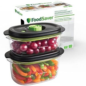 FoodSaver Preserve & Marinate Vakuumbehälter für Vakuumiergeräte 700 ml & 1,2 L Luftdichte BPA-freie Lebensmittelbehälter Auslaufsicher Spülmaschinengeeignet 2 Stück FoodSaver Preserve & Marinate Vakuumbehälter für Vakuumiergeräte 700 ml & 1,2 L Luftdichte BPA-freie Lebensmittelbehälter Auslaufsicher Spülmaschinengeeignet 2 Stück