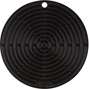 LE CREUSET Runder Topflappen aus Silikon, ⌀ 20 cm, Schwarz, 93000230310200 LE CREUSET Runder Topflappen aus Silikon, ⌀ 20 cm, Schwarz, 93000230310200