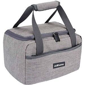 edihome , Kühltasche Klein, Lunchbag, Kühltasche, Faltbar, 8L, Thermo Lunchbox, Isolierte, für Mittagessen, Arbeit, Camping oder Reise, Tragbar (Grau) edihome , Kühltasche Klein, Lunchbag, Kühltasche, Faltbar, 8L, Thermo Lunchbox, Isolierte, für Mittagessen, Arbeit, Camping oder Reise, Tragbar (Grau)