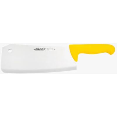 Arcos Fleischermesser Nitrum Edelstahl 24 cm Professionelles Fleischermesser mit Ergonomischem Griff aus Polypropylen Gelb, Serie 2900 Arcos Fleischermesser Nitrum Edelstahl 24 cm Professionelles Fleischermesser mit Ergonomischem Griff aus Polypropylen Gelb, Serie 2900