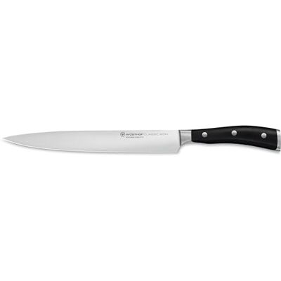 WÜSTHOF Classic Ikon Schinkenmesser 23 cm, Schwarz WÜSTHOF Classic Ikon Schinkenmesser 23 cm, Schwarz