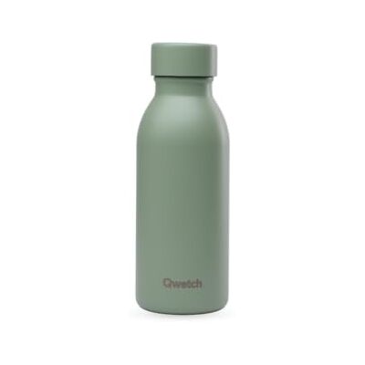 QWETCH ICON Thermosflasche, 350 ml, Lindgrün – ultra-kompakte und elegante Flasche aus recyceltem Edelstahl, 24 Stunden kalt/12 Stunden heiß, wasserdicht und nomadisch QWETCH ICON Thermosflasche, 350 ml, Lindgrün – ultra-kompakte und elegante Flasche aus recyceltem Edelstahl, 24 Stunden kalt/12 Stunden heiß, wasserdicht und nomadisch