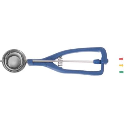 HENDI Eisportionierer Stöckel, verstärktem Glasfasernylongriff, mit Farbclips, geeignet für Geschirrspüler, Eislöffel, Eiscreme Löffel, 1/24, ø51mm, Edelstahl HENDI Eisportionierer Stöckel, verstärktem Glasfasernylongriff, mit Farbclips, geeignet für Geschirrspüler, Eislöffel, Eiscreme Löffel, 1/24, ø51mm, Edelstahl