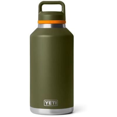 YETI Rambler C Flasche Mit Chug-Verschluss, Olive/King Crab Orange, 64 oz (1,9 L) YETI Rambler C Flasche Mit Chug-Verschluss, Olive/King Crab Orange, 64 oz (1,9 L)