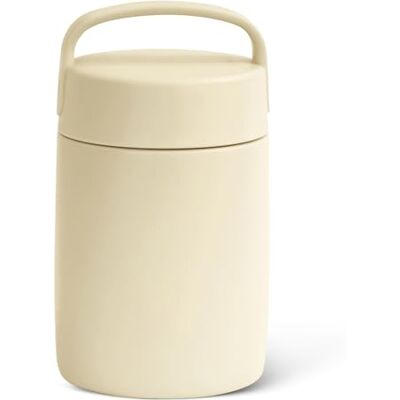 Amazon Isolierte Edelstahl-Speisendose, für heiße und kalte Speisen, auslaufsicher, 473 ml, elfenbeinfarben Amazon Isolierte Edelstahl-Speisendose, für heiße und kalte Speisen, auslaufsicher, 473 ml, elfenbeinfarben